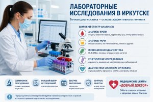 Лабораторные исследования в Иркутске: зачем нужны анализы и как правильно подготовиться к диагностике