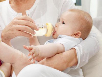 Artificial feeding of infants
