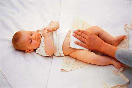 DIY gauze diapers for newborns with photos