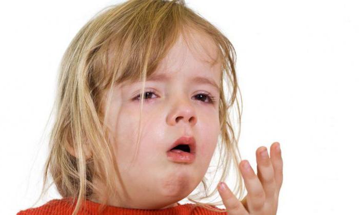 coughing attacks to the point of vomiting in a child