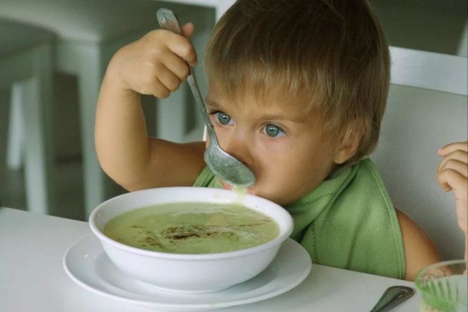 Разрешается ли кормить годовалого малыша щавелем или зеленым борщом с щавелеме?