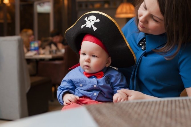 Ребенок пират