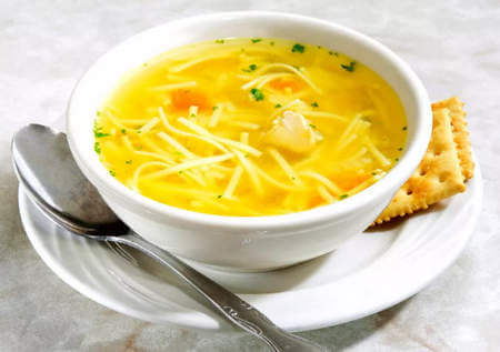 Vermicelli soup for children