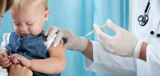 Температура у ребёнка держится неделю после прививки