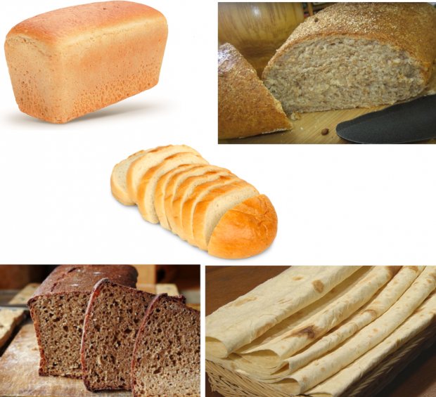 виды хлеба