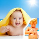 Защитный крем от солнца детям